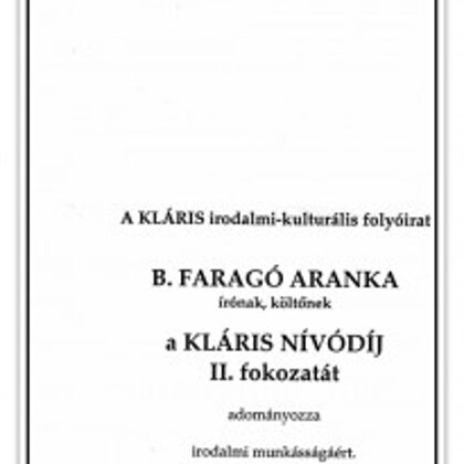 Nívódíj II. fokozat