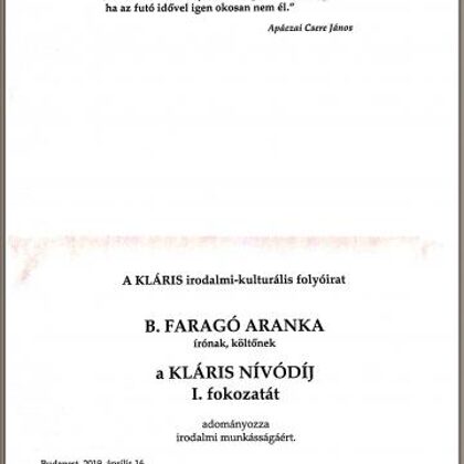 Nívódíj I. fokozet